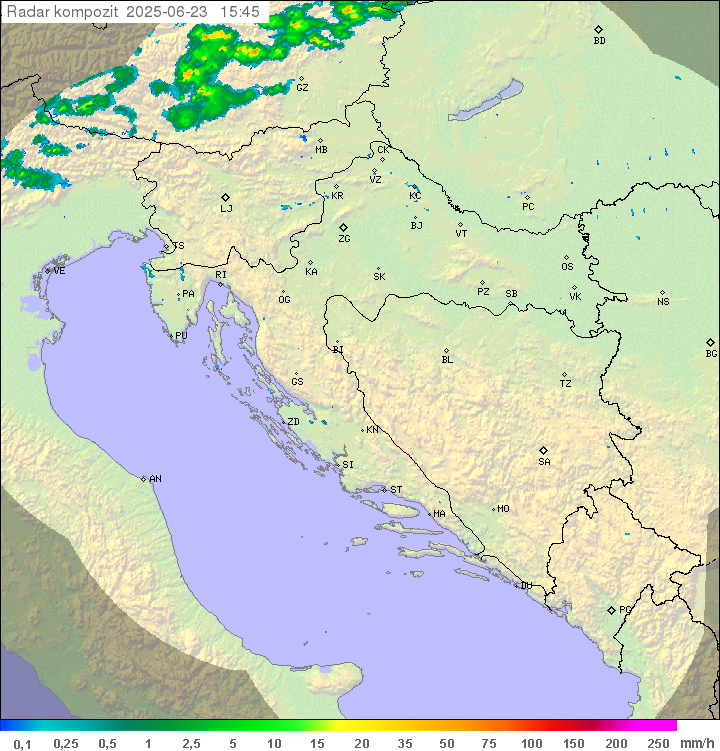 Padavine Hrvaška