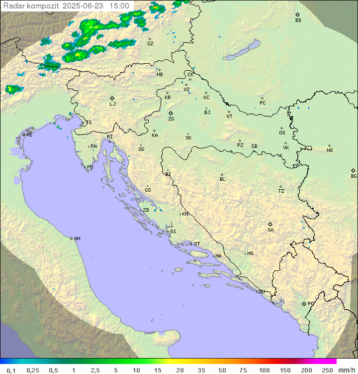 Padavine Hrvaška