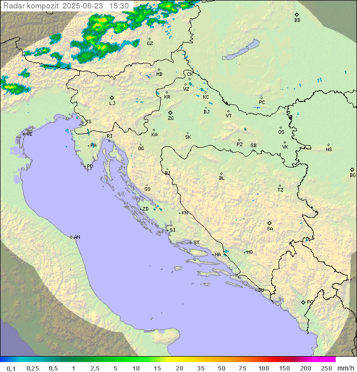 Padavine Hrvaška