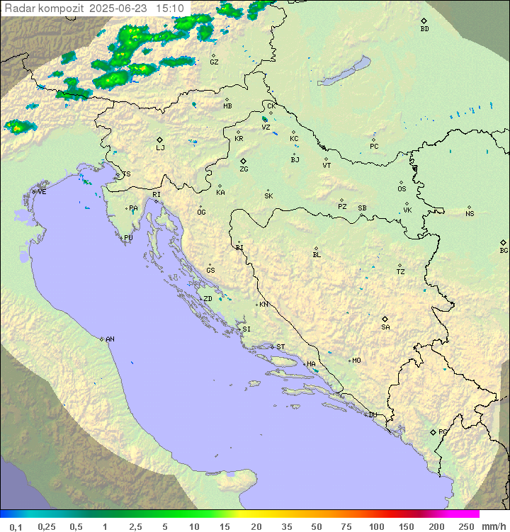 Padavine Hrvaška