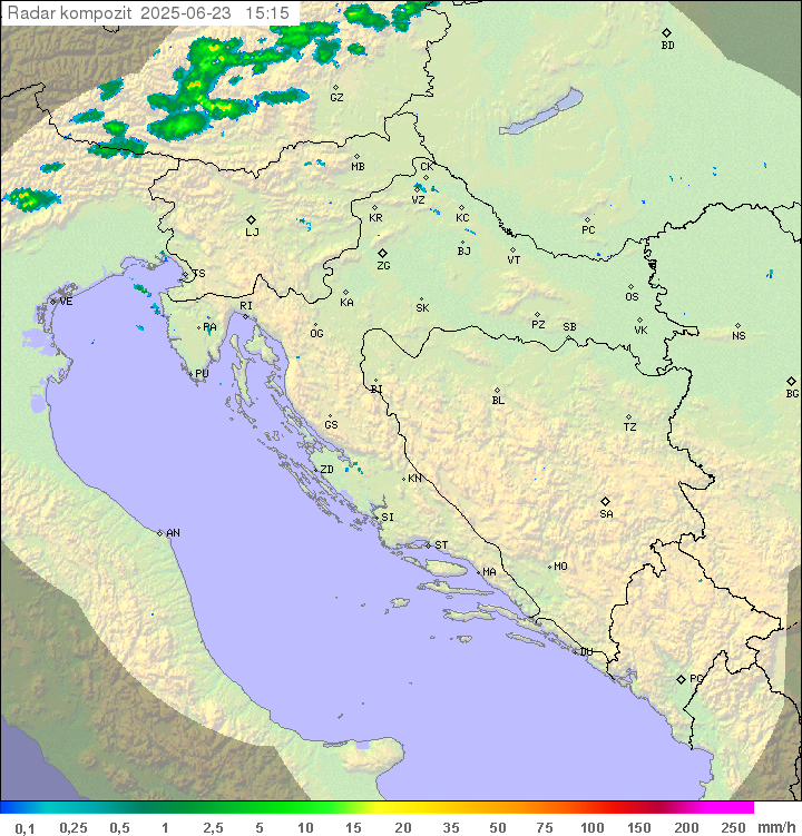 Padavine Hrvaška