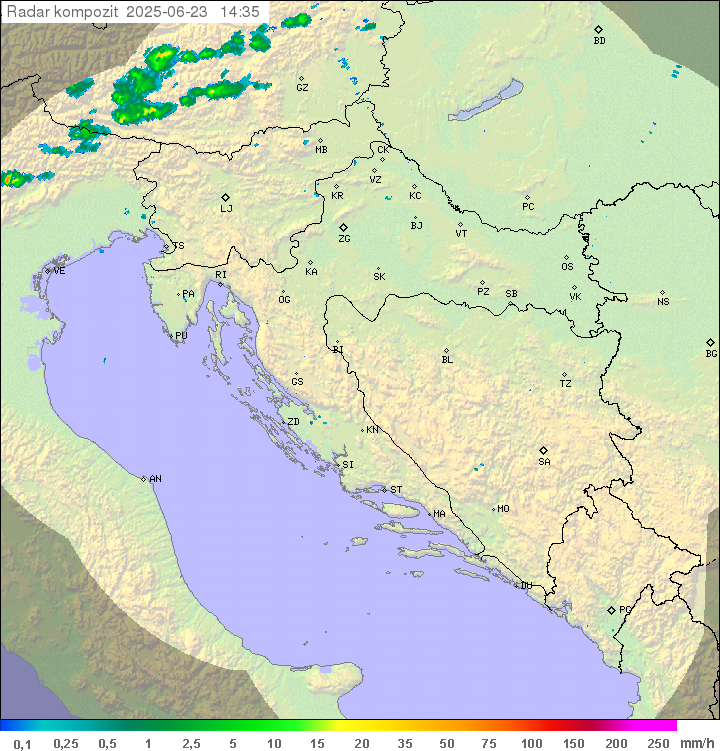 Padavine Hrvaška