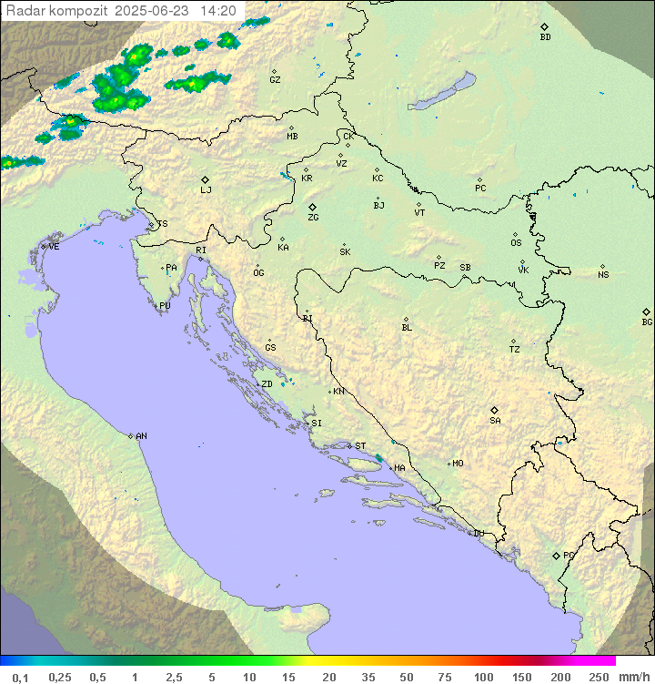 Padavine Hrvaška