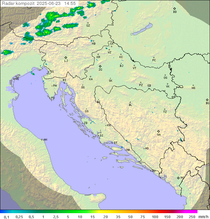 Padavine Hrvaška