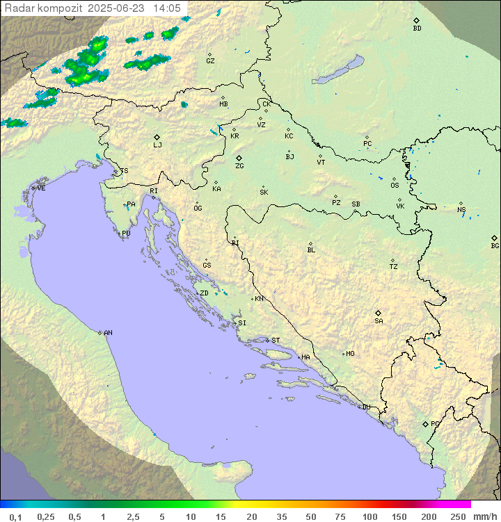 Padavine Hrvaška