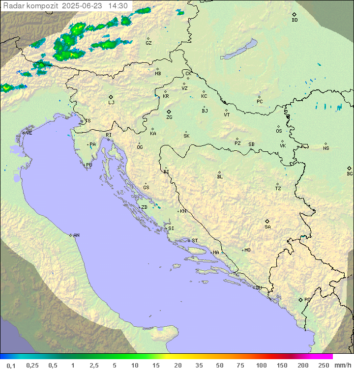 Padavine Hrvaška