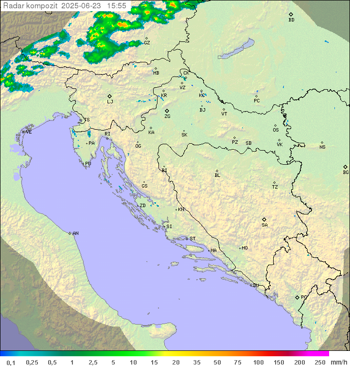 Padavine Hrvaška