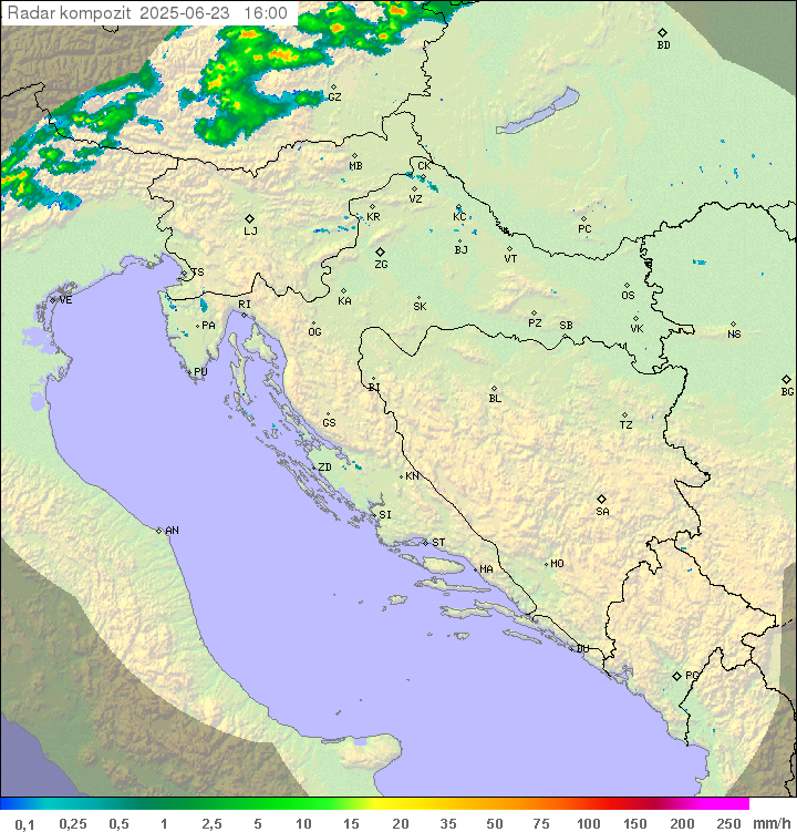 Padavine Hrvaška