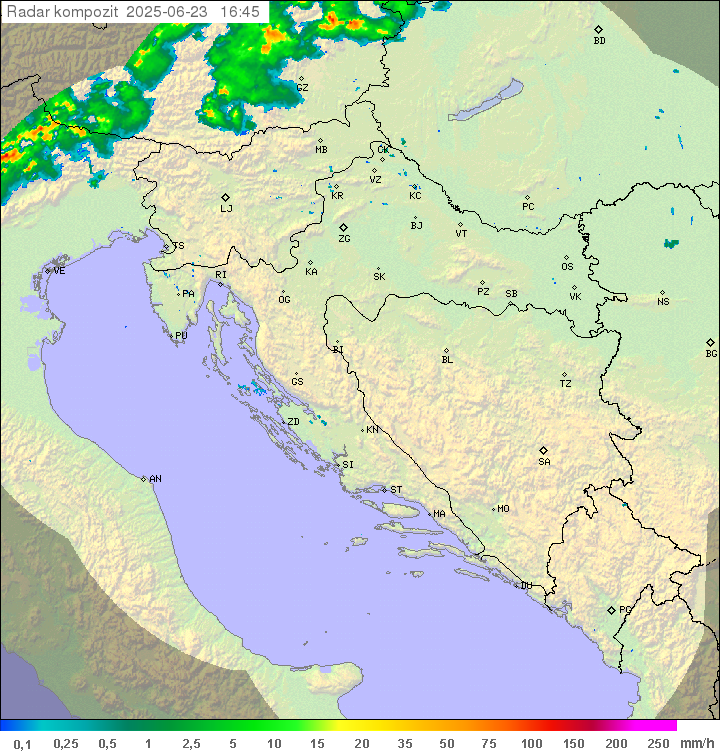 Padavine Hrvaška