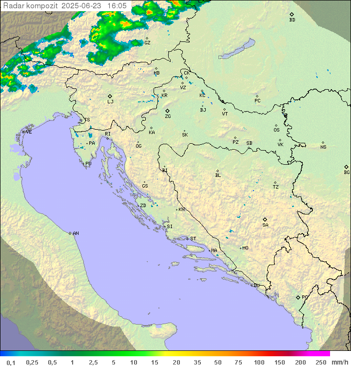 Padavine Hrvaška