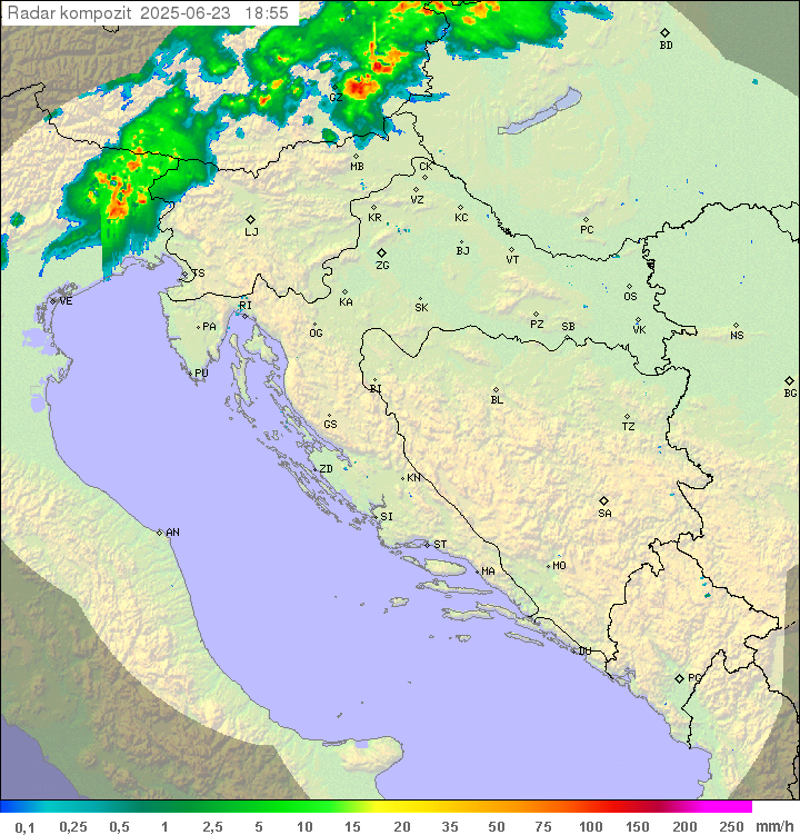 Padavine Hrvaška