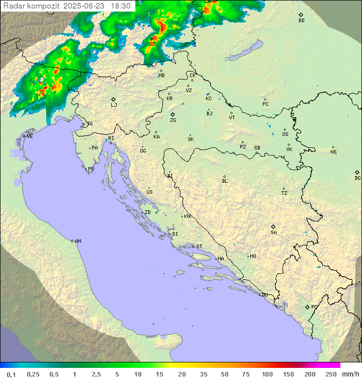 Padavine Hrvaška