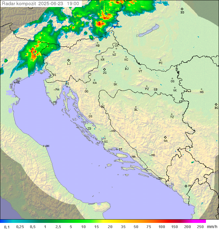 Padavine Hrvaška
