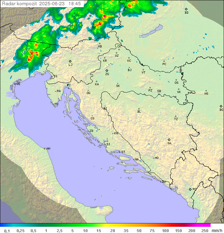 Padavine Hrvaška