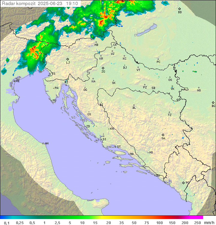 Padavine Hrvaška