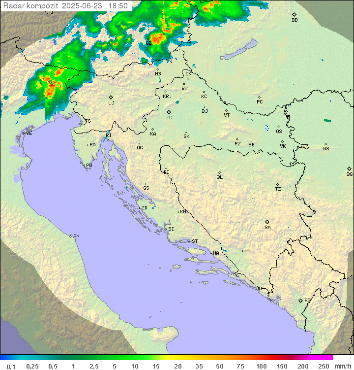 Padavine Hrvaška