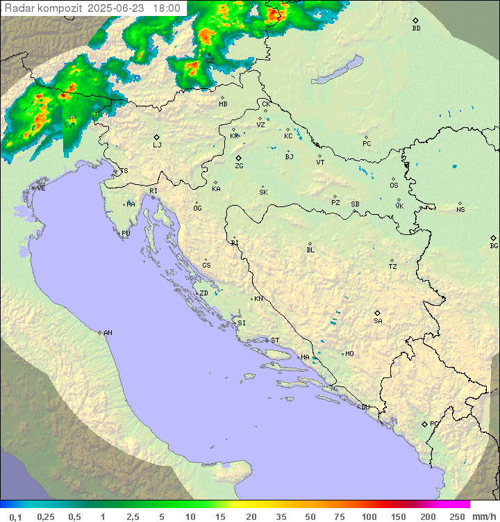 Padavine Hrvaška