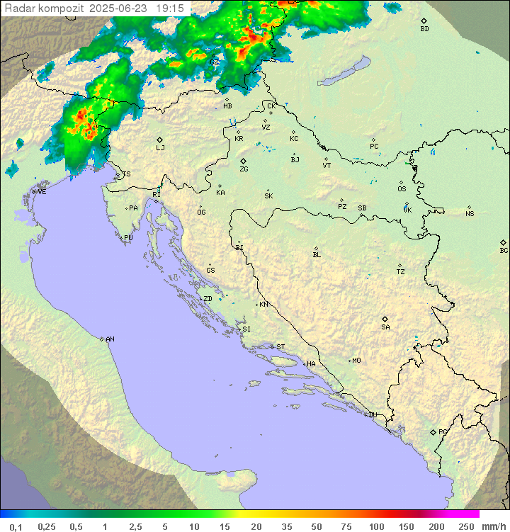Padavine Hrvaška