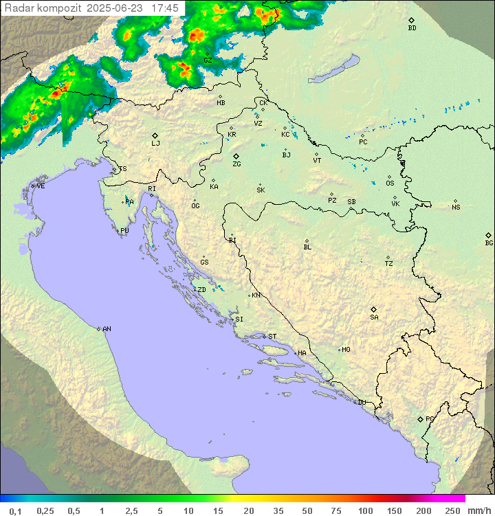 Padavine Hrvaška