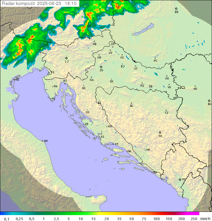 Padavine Hrvaška