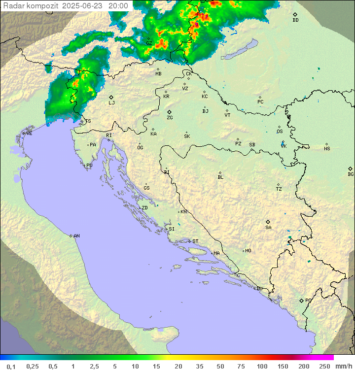 Padavine Hrvaška