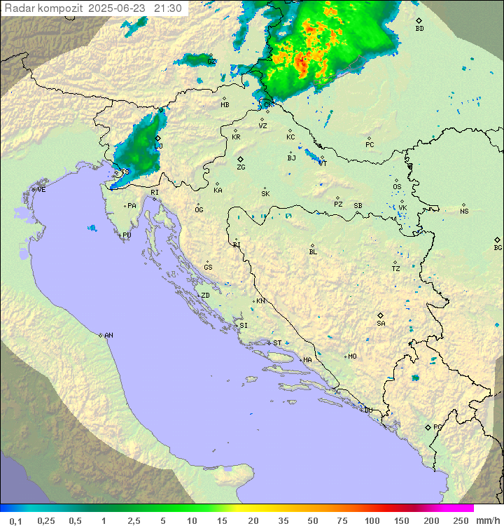 Padavine Hrvaška