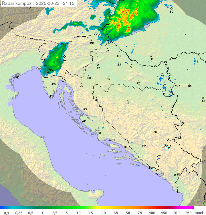 Padavine Hrvaška