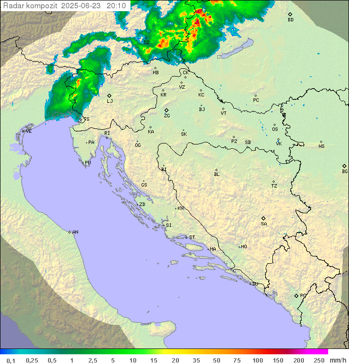 Padavine Hrvaška