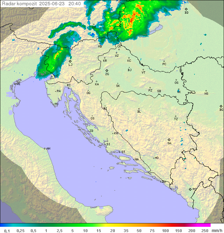 Padavine Hrvaška