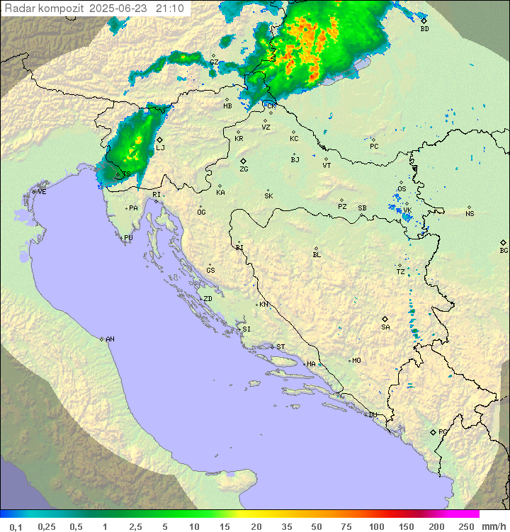 Padavine Hrvaška