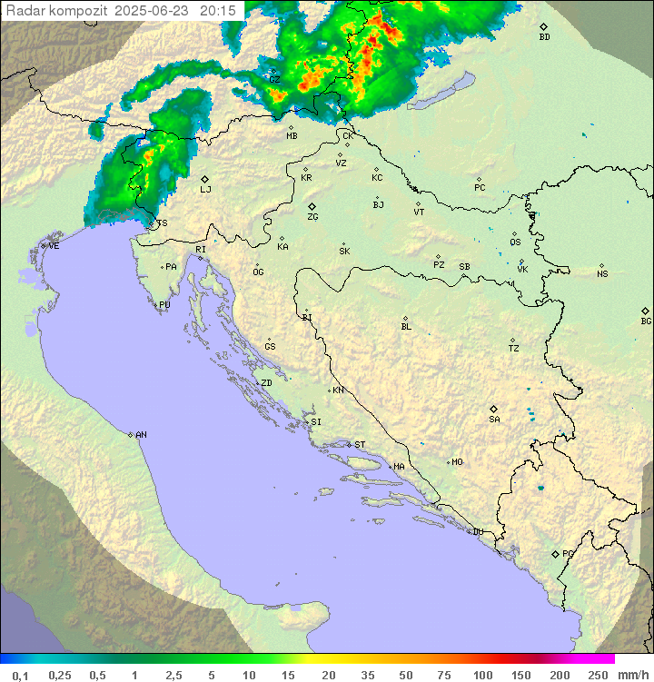 Padavine Hrvaška