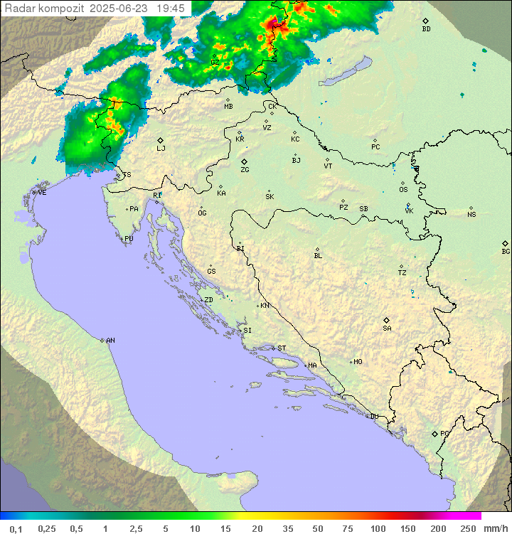 Padavine Hrvaška