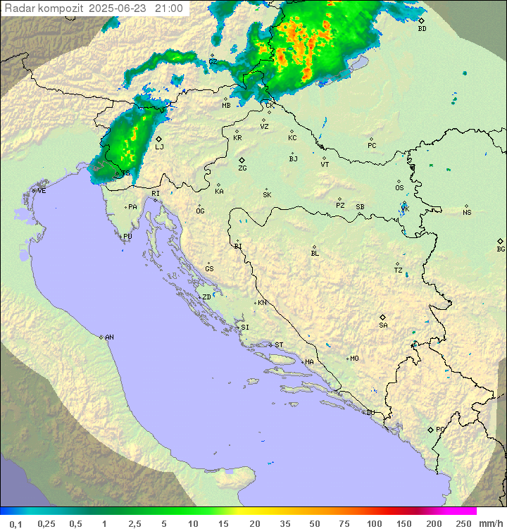 Padavine Hrvaška