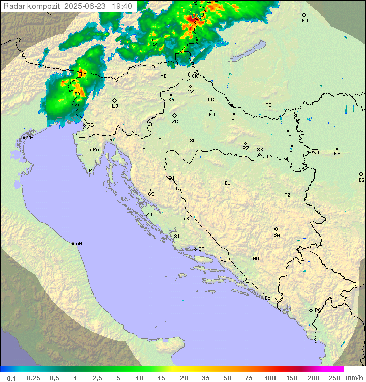 Padavine Hrvaška