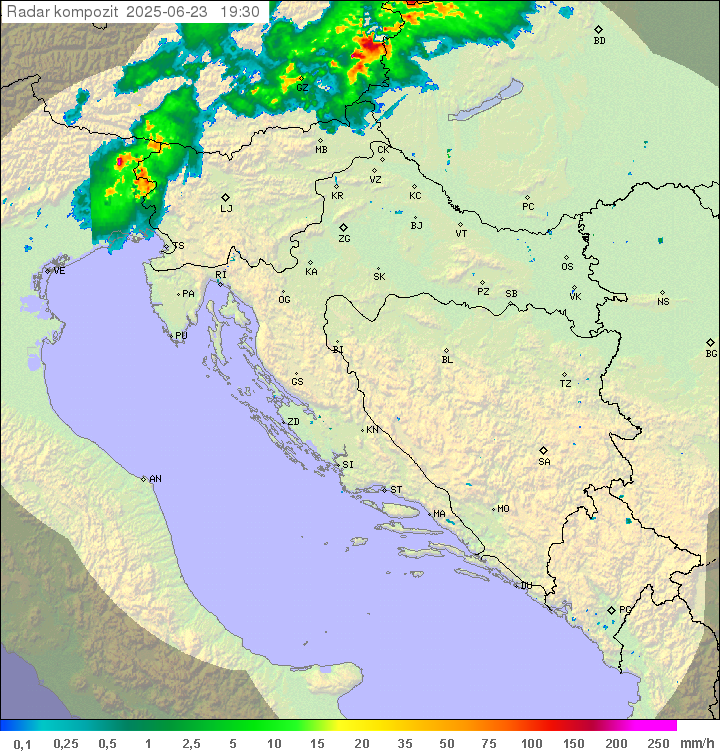Padavine Hrvaška