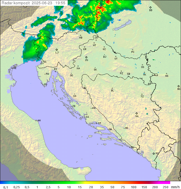 Padavine Hrvaška
