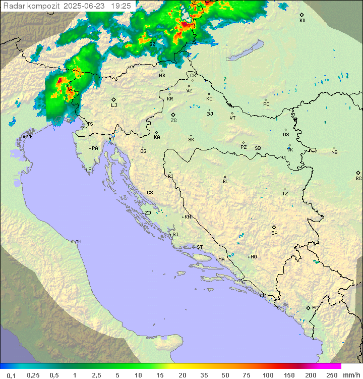 Padavine Hrvaška