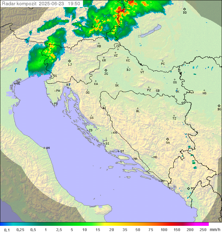 Padavine Hrvaška