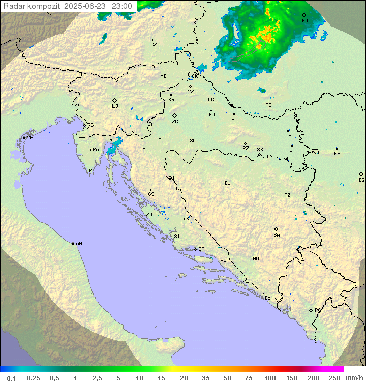 Padavine Hrvaška