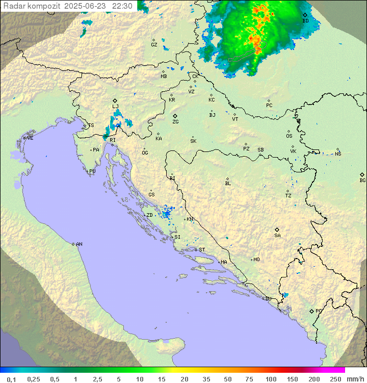 Padavine Hrvaška