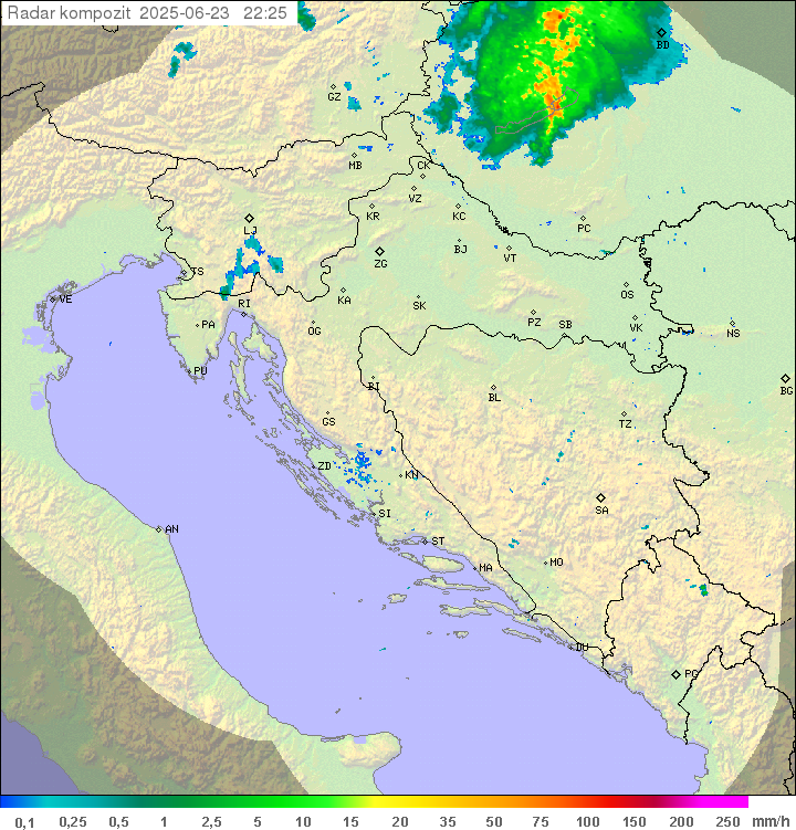 Padavine Hrvaška