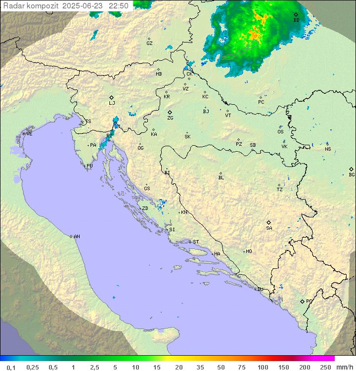 Padavine Hrvaška