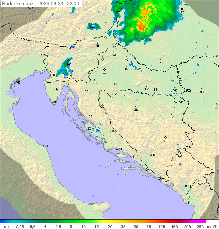 Padavine Hrvaška