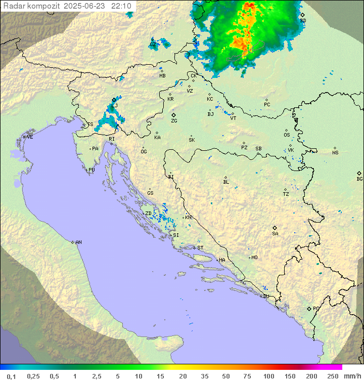 Padavine Hrvaška