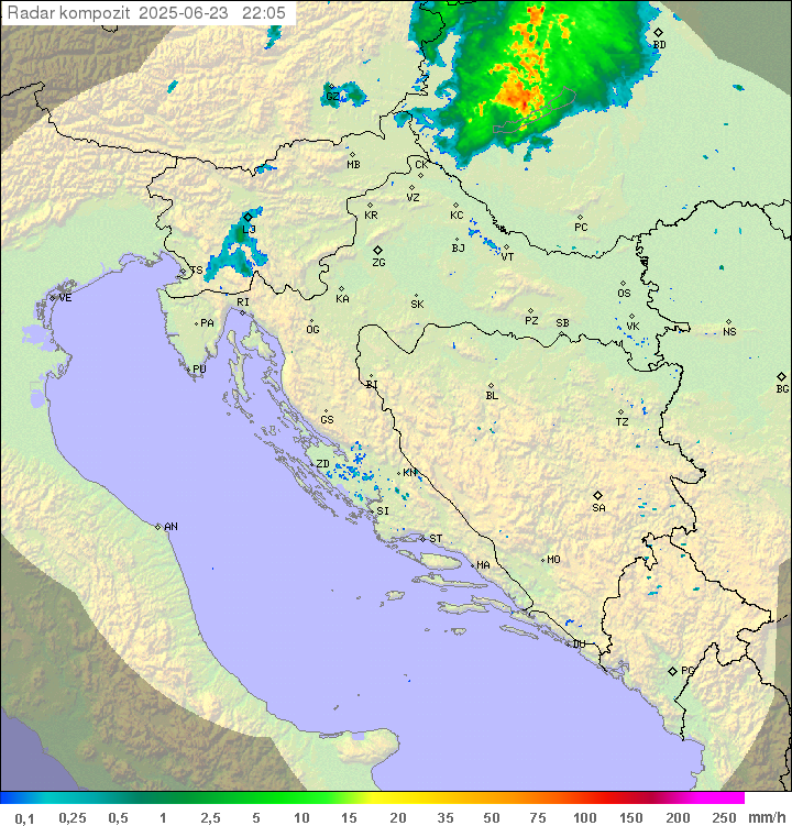 Padavine Hrvaška