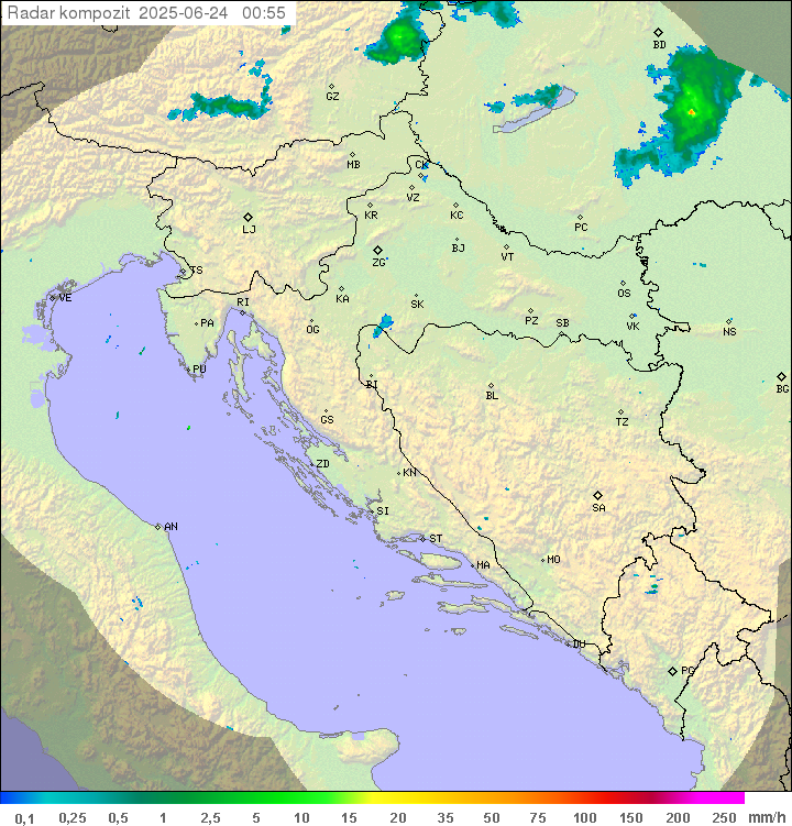 Padavine Hrvaška
