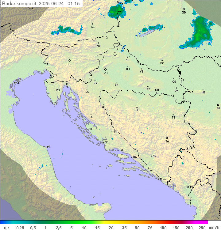 Padavine Hrvaška