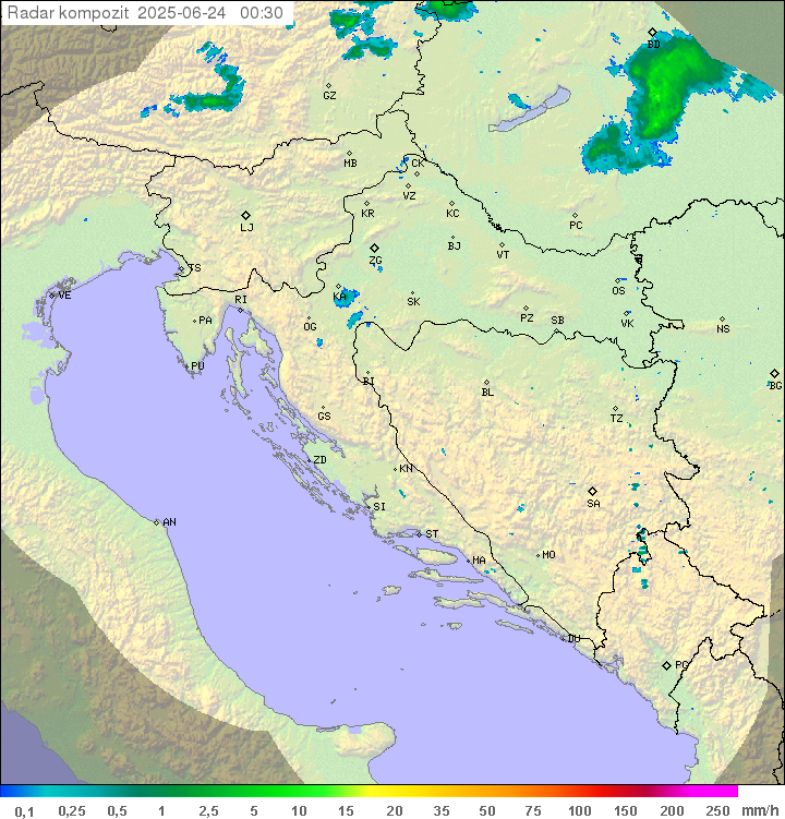 Padavine Hrvaška
