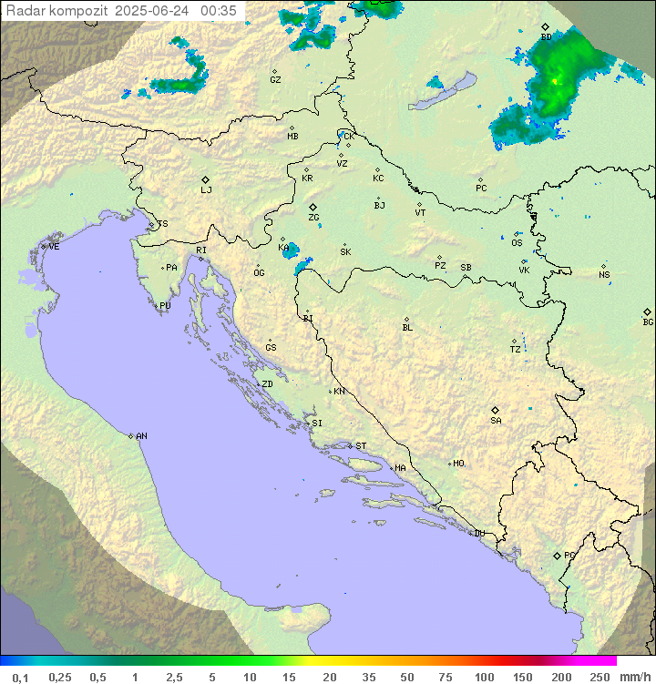Padavine Hrvaška