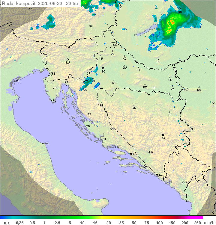 Padavine Hrvaška
